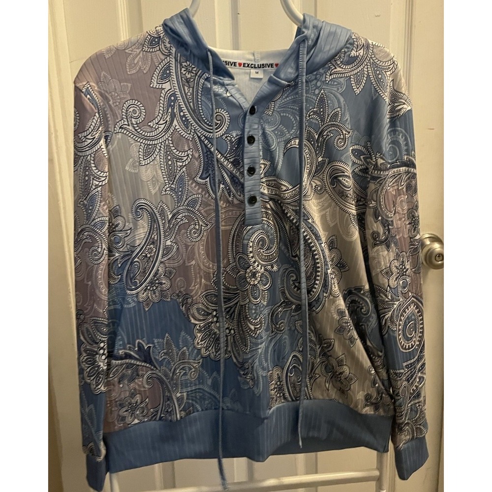 Exclusive -Size M Blue With Hood Size Med